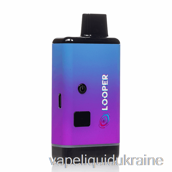 Vape Liquid Ukraine Looper Ghost Low Profile 510 Battery Indigo / Violet Gradient